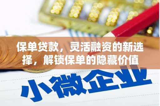 狮潭保单贷款，灵活融资的新选择，解锁保单的隐藏价值