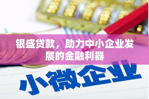 荔湾银盛贷款，助力中小企业发展的金融利器