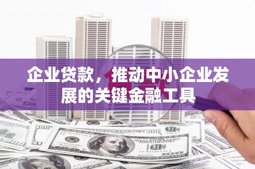 中西区企业贷款，推动中小企业发展的关键金融工具