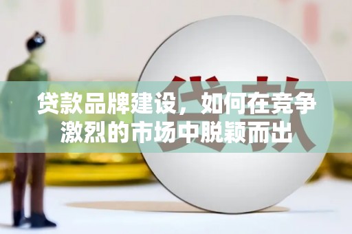 双清贷款品牌建设，如何在竞争激烈的市场中脱颖而出