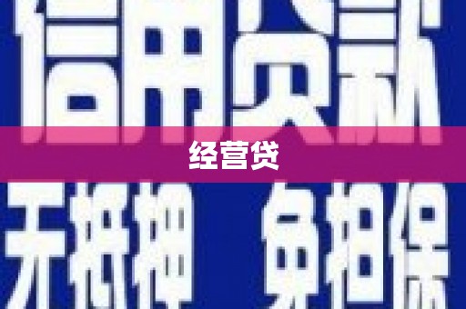 木垒经营贷