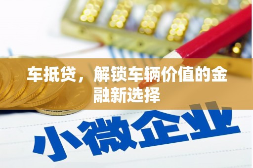 尼勒克车抵贷，解锁车辆价值的金融新选择