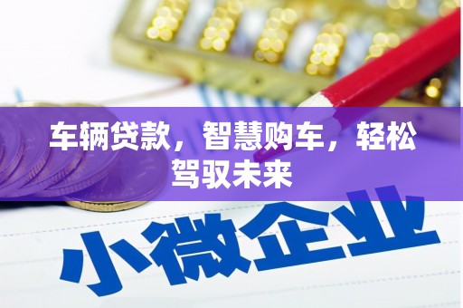 杏花岭车辆贷款，智慧购车，轻松驾驭未来