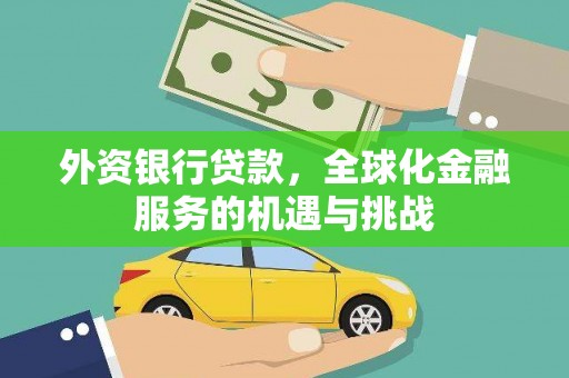 安陆外资银行贷款，全球化金融服务的机遇与挑战