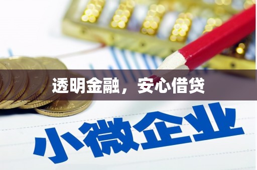 额济纳旗透明金融，安心借贷